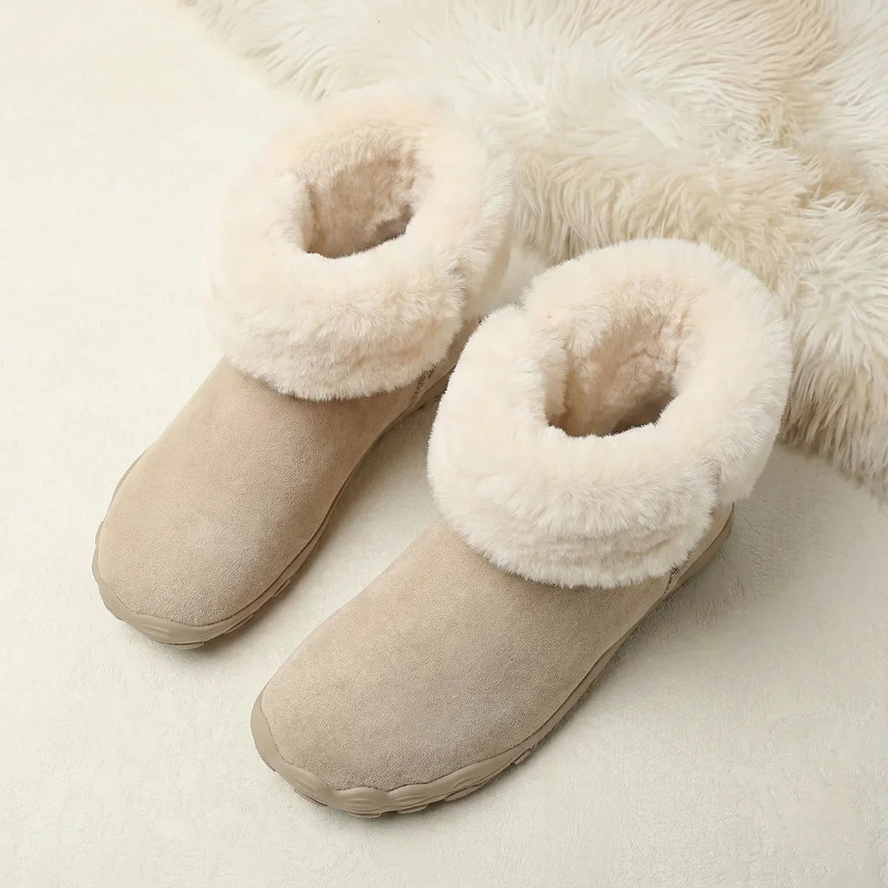 OrtoWas Furstep™ | Sapatos Barefoot quentes e aliviantes para mulheres