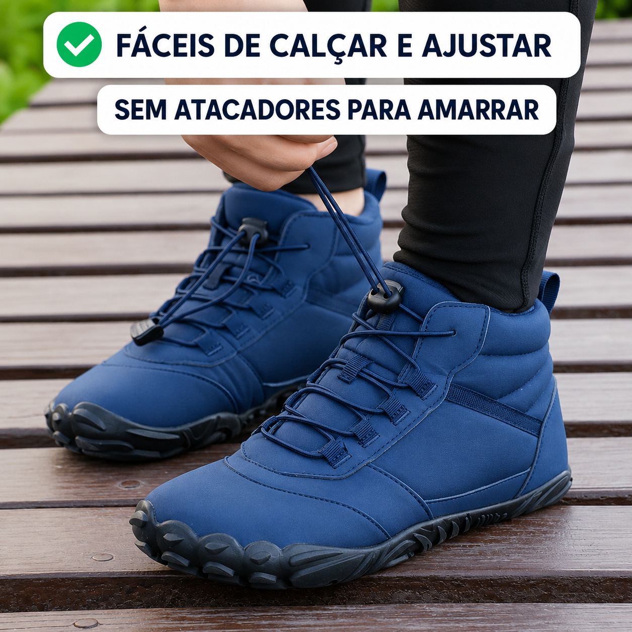ORTOWAS Alpine™ | sapatos Barefoot - quentes e aliviadores de dor
