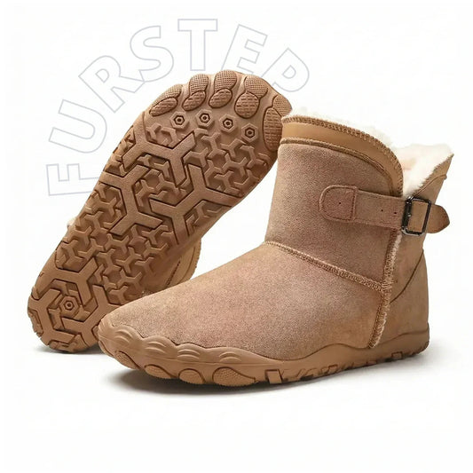 OrtoWas Furstep™ | Sapatos Barefoot quentes e aliviantes para mulheres
