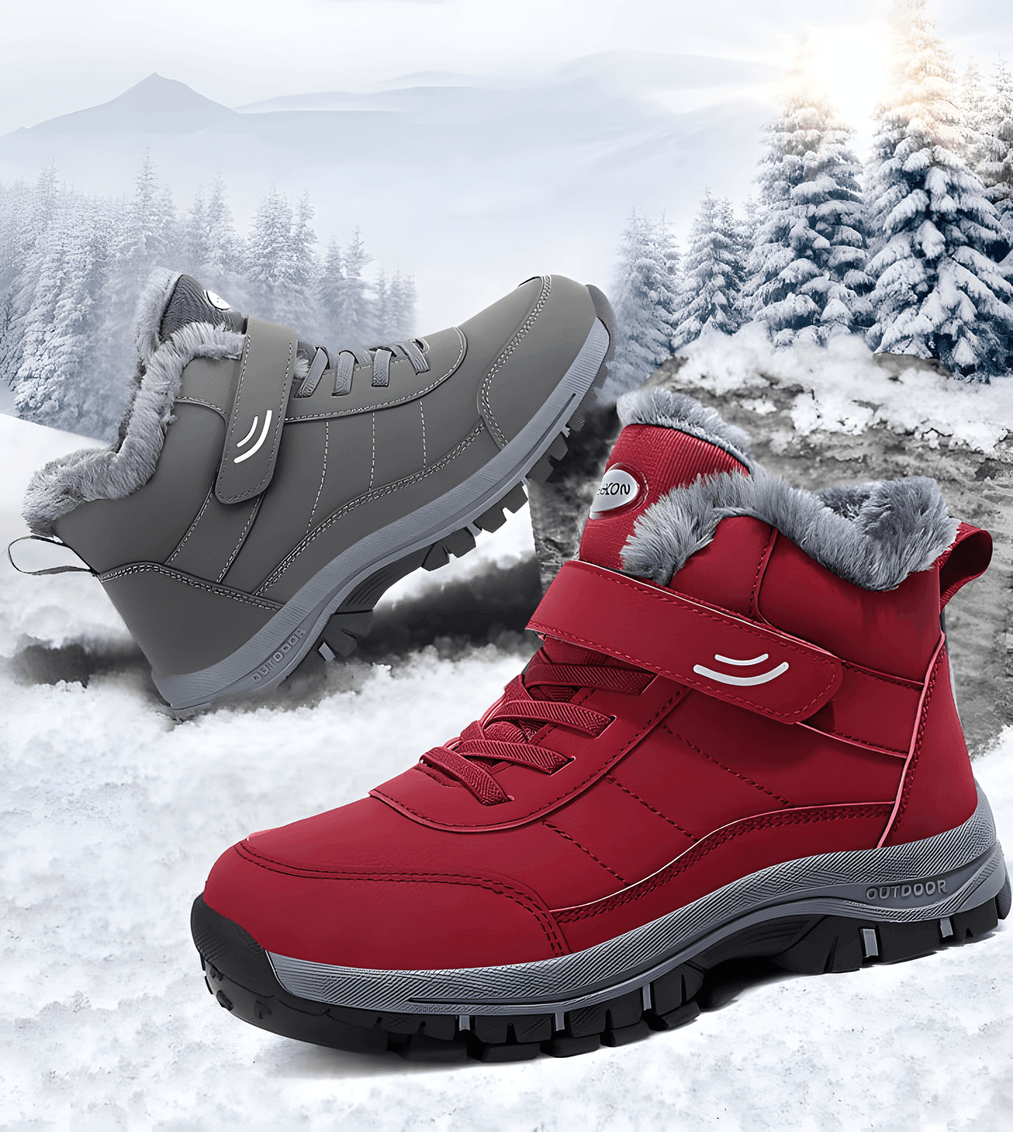 ORTOWAS Pro™ | Botas de Inverno Ergonómicas - Quentes e Aliviadoras de Dor