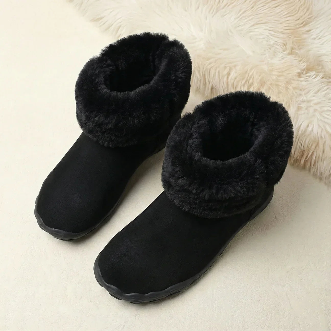 OrtoWas Furstep™ | Sapatos Barefoot quentes e aliviantes para mulheres